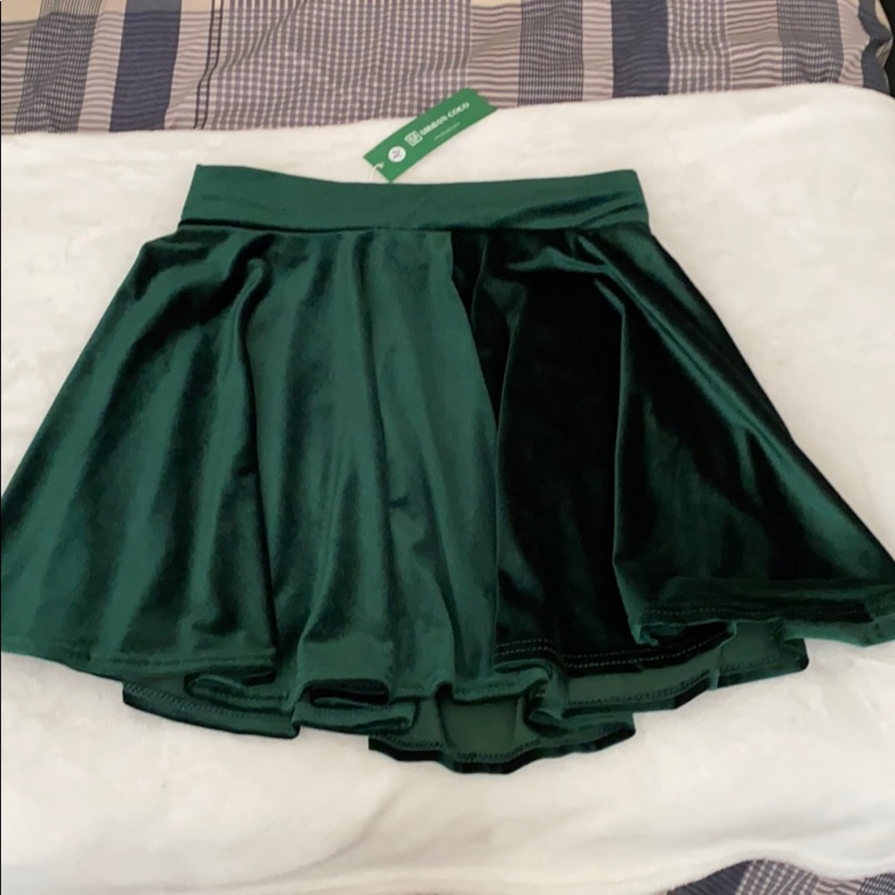 Velvet looking skater skirt